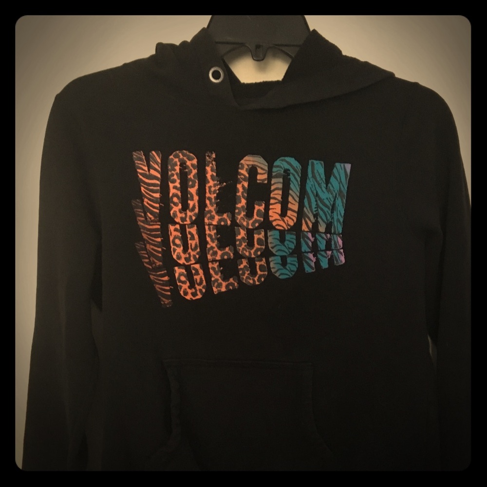 Black hoodie with front pocket